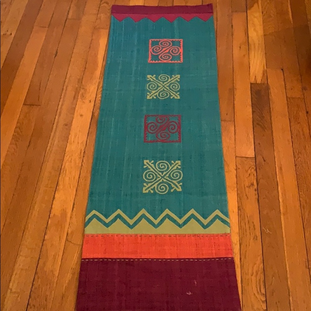 Hemp boho table runner